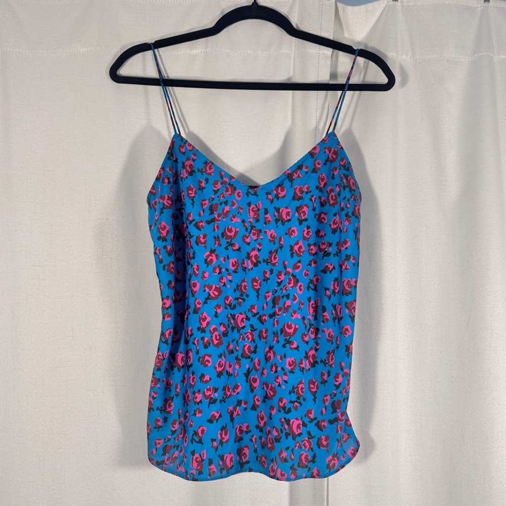PAIGE Cicely Floral Satin Camisole Top - Picture 2 of 8